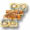 Ролл с угрем и креветкой в темпуре в SUSHIBOX по цене 599