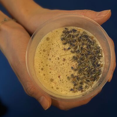 Раф черника-лавандав Корица по цене 295 ₽