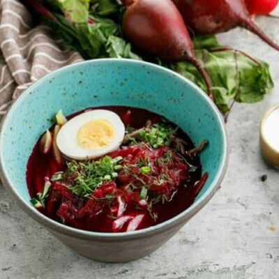 Свекольник в Баклажан в ТЦ 