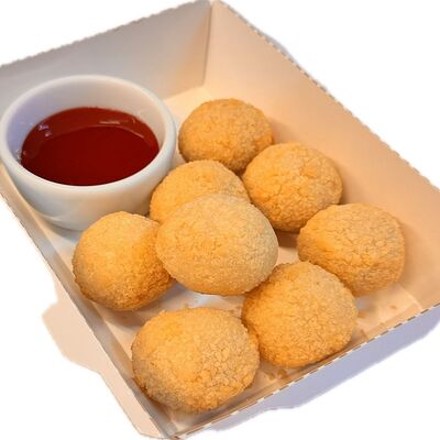 Восемь сырных шариков с моцареллой в Рент кафе по цене 545 ₽