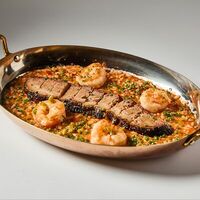 Паэлья surf & turf, брискет в Мясная карта