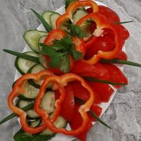 Овощная нарезка в Шашлычный дом