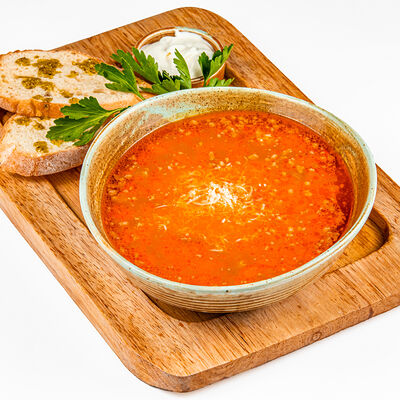 Острый мексиканский суп с томатами в Фёст по цене 420 ₽
