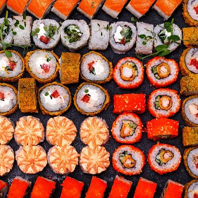 Сет Солнечный (добавки включены) 56 кусочков в Sushi room по цене 2356 ₽