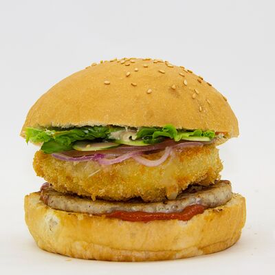 Бургер Сырный в Metro по цене 450 ₽