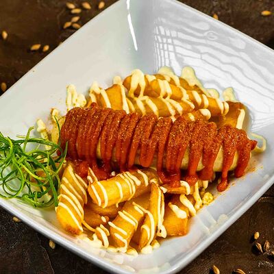 Карривурст куриная в Paulaner Wirtshaus Polyanka по цене 840 ₽