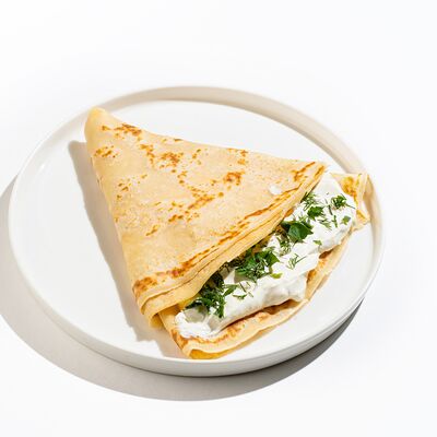 Блин с сырами и свежей зеленью в Blinchik по цене 300 ₽