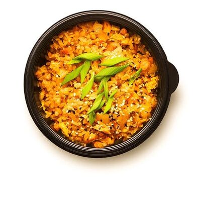 Чесночный рис с лососем в Доставка kaifa по цене 635 ₽