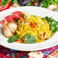 Плов с грибами в Мушмула