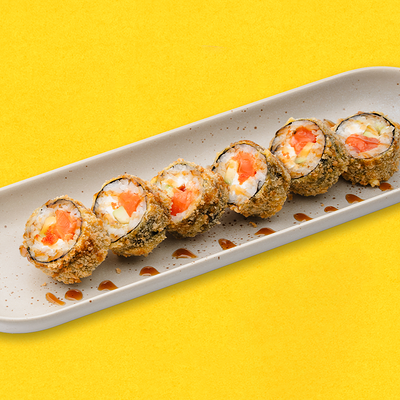 Темпура ролл лосось-унаги в Чико по цене 710 ₽