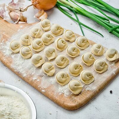 Пельмени с индейкой в Яблонька по цене 516 ₽