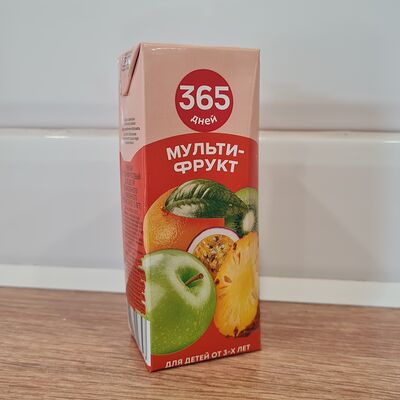 Нектар 365 дней Мультифрукт в Пышка & Кофе по цене 40 ₽