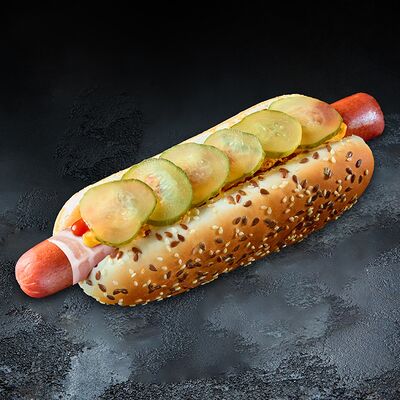 Датский хот-дог Колбаска с беконом в Stardogs по цене 379 ₽