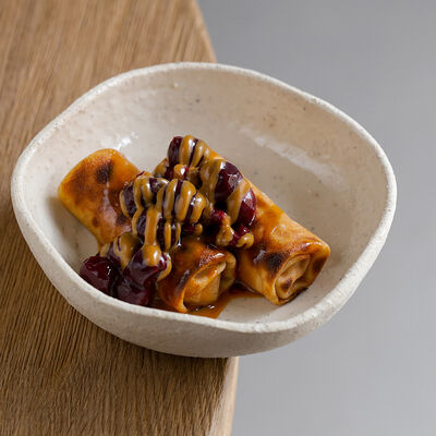 Блинчики из печи, вишня, карамель в Saray по цене 800 ₽