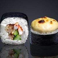 Запечённый вулкан в Sushi Fixprice