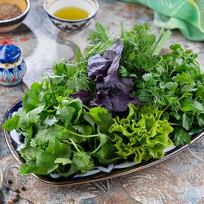 Зелень в ассортименте в Золотая Бухара по цене 430 ₽