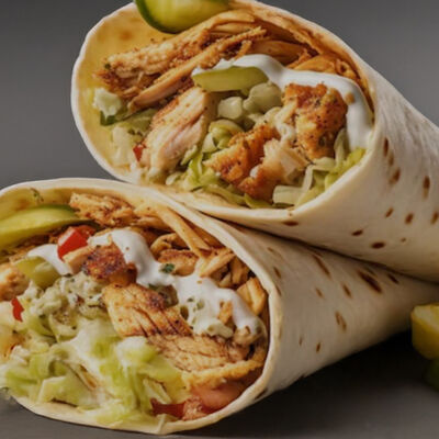 Шаверма в пите двойная в Филфила шаверма по цене 340 ₽