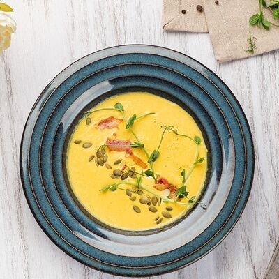 Тыквенный крем-суп с беконом в Мука по цене 540 ₽