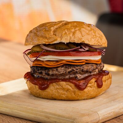 Пеперони Бургер New в BAD & BOY BURGER по цене 670 ₽