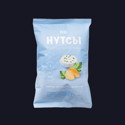 Чипсы нутовые Сметана и зелень в КАРО по цене 290 ₽