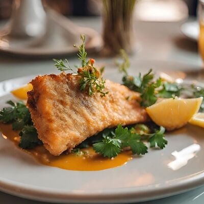 Карп жареный в Триумф по цене 450 ₽