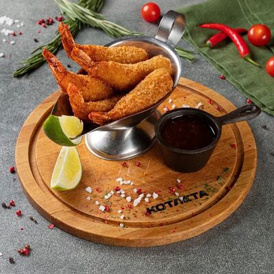 Тигровые креветкив Котлета по цене 750 ₽