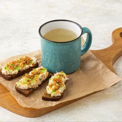 Рыбный бульон с тапасами в На Парах по цене 320