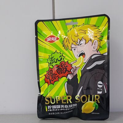 Кислые конфеты Аниме Super Sour с лимоном в Kong Fu по цене 60 ₽