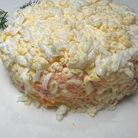 Мимоза с лососем в Шашлыки & Хинкали