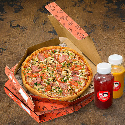 Комбо две по 40 с морсом в YES PIZZA по цене 1781 ₽