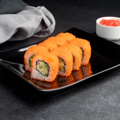 Ролл Калифорния с крабом в Vkus Land по цене 310 ₽