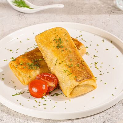 Блинчики с курицей и грибамив Stories по цене 370 ₽