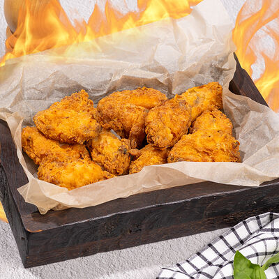 Жгучие куриные крылышки фри 370 гр в Vivat Pizza по цене 859 ₽