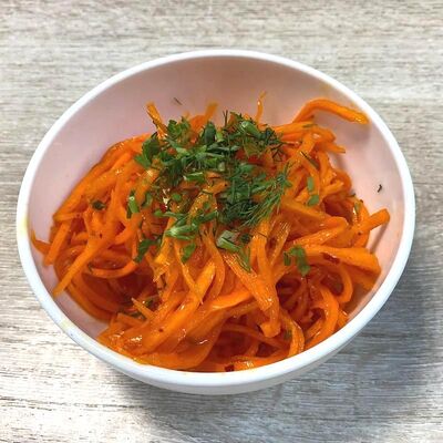 Морковь по-корейски в Уютное кафе по цене 130 ₽