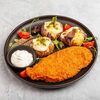 Шницель куриный с картофелем в Смольный по цене 650