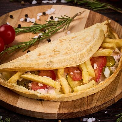 Пицца Гирос с фри в Татмак по цене 329 ₽