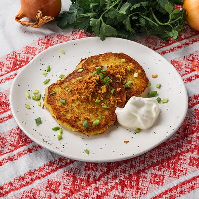 Колдуны с говядинойв Драник по цене 600 ₽