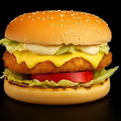 Цезарь бургер в Holy salt Шаурма Шашлык по цене 375 ₽