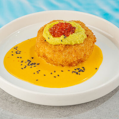 Крабкейк с красной икрой в Nemo по цене 980 ₽