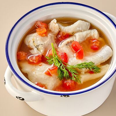 Уха наваристая маленькая порция в Промрыба по цене 405 ₽