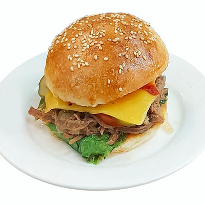 Бургер с рваным мясом в Пицца Блюз по цене 2040 ₸