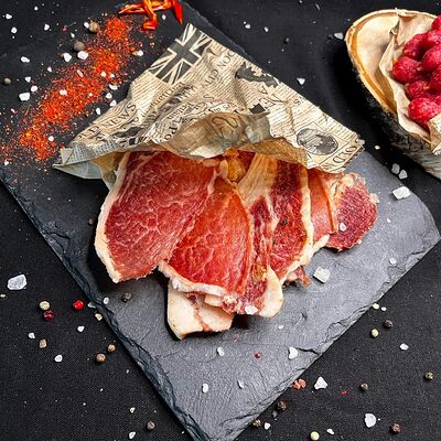 Чипсы мясные Премиум свиные в Мёд и мясо по цене 400 ₽