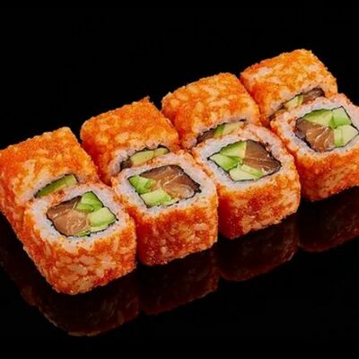 Калифорния с лососем в Суши-бар Якудза по цене 377 ₽