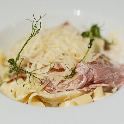 Паста Карбонара в Кафе Наше Место по цене 690 ₽