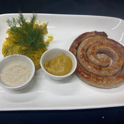 Колбаски Улитки с сыром в Три перца по цене 720 ₽