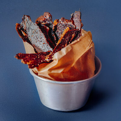 Джерки из мраморной говядины в Hey Turner BBQ по цене 1100 ₽