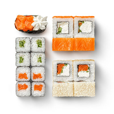 Сет Лосось Mini в Сушивёсла по цене 475