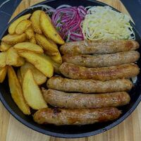 Колбаски куриные в Кафе сон у моря