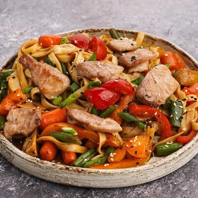 Вок со свининой в Tuk Tuk Asian Food по цене 648 ₽