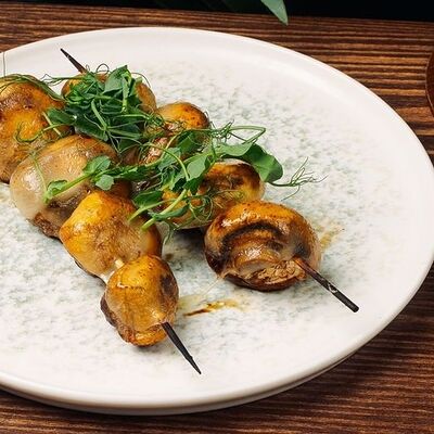 Шампиньоны на гриле в Хочу и буду по цене 290 ₽